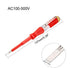 uxcell Voltage Tester AC 100-500V with 3mm Slotted Screwdriver with Clip for Circuit Test, Red, Pack of 2...