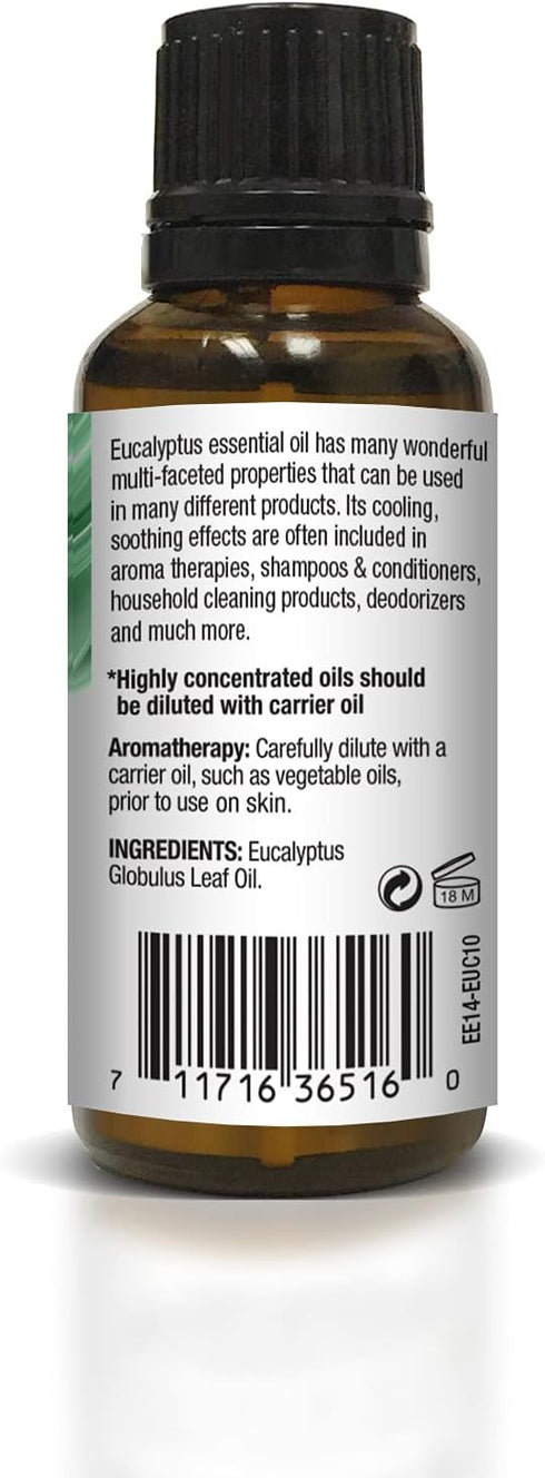 Ethereal Nature 100% Pure Oil, Eucalyptus, 1 Fluid Ounce (30 ml)...
