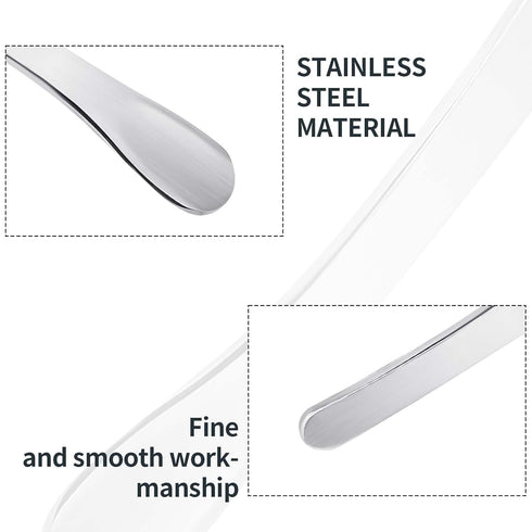2Pcs Mini Metal Cosmetic Spatulas, Makeup Spatulas, Skincare Spatula, Cream Spatula, Beauty Accessories for Mixing and Sampling Plant Masks, Skin ...