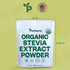 Organic Stevia Concentrated Powder, 125g, Organic Pure Stevia Powder, No Fillers, No Artificial Sweeteners, No Aftertaste, Zero Calorie Stevia Swe...