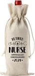 1 Pcs Retired Nurse Wine Bag, 2024 Nurse Retirement Gift Wine Bag, Funny Retirement Gifts for Female Nurse Coworkers Friends...