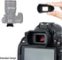 JJC 2 Types Viewfinder Eyecup Eyepiece for Canon Rebel 2000D 4000D SL3 SL2 T8i T7 T7i T6 T6i T5 T5i T4i T3i T2i T1i, Soft Long Design + Orignal Ey...