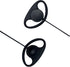Walkie Talkie Earpiece with Mic PTT 2.5mm 1 Pin D Shape Radio Earpiece Headset Compatible with Motorola Talkabout Walkie Talkie MH230R MR350R T200...