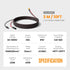 Solar to XT60 Extension Cable XT60 Adapter Connector 10Ft 12AWG Solar Cable with Sheath Extension IP67 Solar Connector to XT60 Adapter Cable for S...