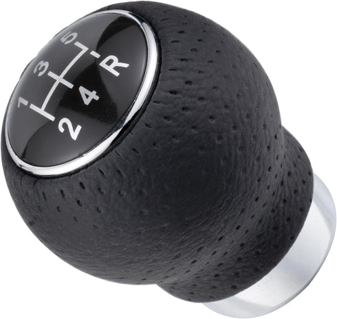 Abfer 5 Speed Shifter Knob Car Stick Gear Lever Shifting Knobs Shift Ball Replacement for Most Manual Vehicle Truck (Black)...