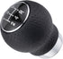 Abfer 5 Speed Shifter Knob Car Stick Gear Lever Shifting Knobs Shift Ball Replacement for Most Manual Vehicle Truck (Black)...