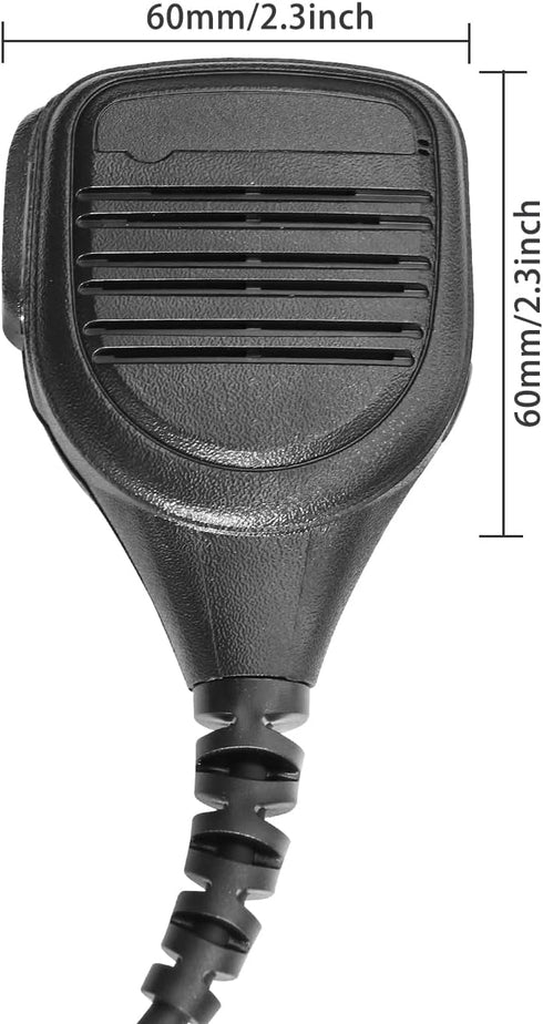 PMMN4025A PMMN4025 PMMN4024 PMMN4024A Remote Speaker Mic Shoulder Microphone Compatible for Radio APX4000 APX6000 APX6500 APX7000 APX8000 XPR6350 ...