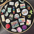 Wall Hanging Brooch Jewelry Storage Display Stand Enamel Pin Display Holder Earrings Necklace Glitter Pin Display Board with stars, Pin Collection...