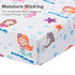 Baby Girl Fitted Crib Sheet Mermaid Adventures, 100% Soft Breathable Microfiber Baby Sheet, Fits Standard Size Crib Mattress 28in x 52in, Nursery ...