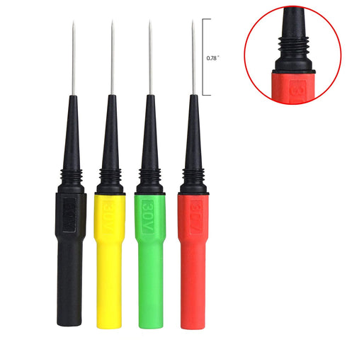 ZB07 Insulation Wire Piercing Probes,Automotive Diagnostic Test Accessories Repair Tools Needle,Back Probe kit,3.25 x 0.25 x 0.25 Mini Back Probe,...