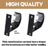 AddGrace Ceiling Curtain Rod Bracket, Heavy Duty Curtain Rod Holder with Plastic Buckle, Aluminum Alloy, Window Hardware Fit up to 1-2/16 Inch, Se...