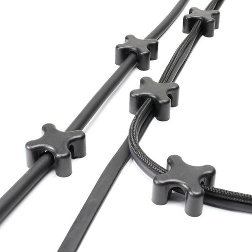 Magnetic Cable Holder Desktop Multipurpose Cord Keeper Cable Organizer Clip Cable Management for Home Office Supplies Wire Organizer (Black 10Pcs)...