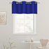 Royal Blue Valances for Bedroom Solid Blackout Thermal Insulated Cobalt Blue Valances for Windows for Living Room Kitchen Loft Grommet Top 1 Panel...