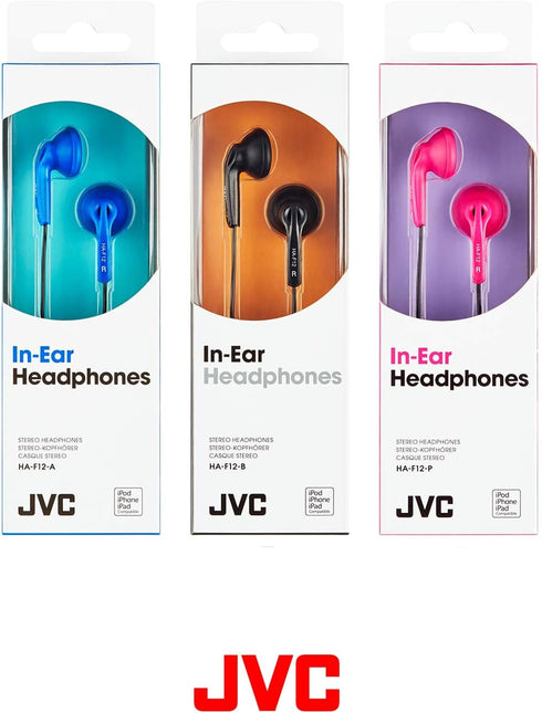JVC HAF12P Earbud Headphones - Pink...