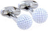 Golf Ball White Pair Cufflinks in Presentation Gift Box & Polishing Cloth...