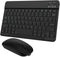 Ultra-Slim Small Bluetooth Keyboard and Mouse Combo Portable Rechargeable Cordless Wireless Keyboard for Android Tablet Cell Phone Samsung Smartph...