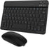 Ultra-Slim Small Bluetooth Keyboard and Mouse Combo Portable Rechargeable Cordless Wireless Keyboard for Android Tablet Cell Phone Samsung Smartph...