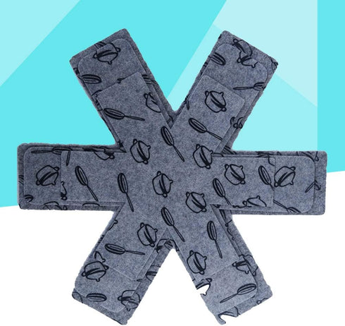 Hemoton 3pcs Pot and Pan Protectors Anti-scratch Protective Anti-slip Pads Separators Dividers for Cookware Non-stick Pans Kitchenware...