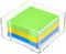 Sticky Note Holder, Clear Acrylic Notepad Holder for 3" x 3" Sticky Note Storage,Acrylic Sticky Note Dispenser for Classroom and Office Desk Organ...