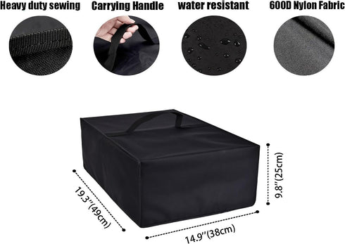 Heavy Duty Portable Slow Cooker Cover Bag,Dustproof Water-Resistant protective Case for Crock-Pot 7 Quart Oval Manual Slow Cooker(SCV700-S-BR)/Cro...