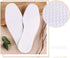 10Pairs(Non-Sticky) White Disposable Breathable Slim Barefoot Insoles Natural Sweat Insoles Feet Solution Treatment Shoe Insert Pads for Walking J...