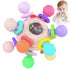 Baby Teething Toys for Babies 0-6 Months, Montessori Sensory Teether for 0 3 6 9 12 Months 1 One Year Old, Baby Essentials Rattles Newborn Infant ...