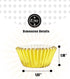 qiqee Gold Foil Cupcake Liners For Baking 300 Count Baking Cups Thick ? Sturdy, Oil Resistance,Muffin Liners Paper(Standard Size)...