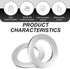 Pack-20 Oil Drain Plug Gasket, Washer Crush Seal, Automobile Replacement Accessories, Compatible with Honda 9410914000 (Silver)...