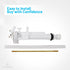 PLBD94005 EvertechPRO Anti-Siphon Ballcock Valve For Toilet, Durable Universal Fit Toilet Parts Inside Tank Kit, Easy Installation, Toilet Repair ...