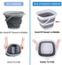 Collapsible Bucket, 5L 1.3Gallon Small Cleaning Mop Buckets for Household Outdoor Car Washing Tub Plastic Foldable Portable Camping Beach Sand Wat...