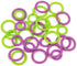 Clover Soft Stitch Ring Markers, Multicoloured, 5" Height, 2.6" Length, 0.2" Width...