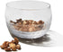 Amehla 18-ounce Nut Bowl, Snack Jar and Candy Dish with Hammered Finish, Handblown Glass End Table Piece...