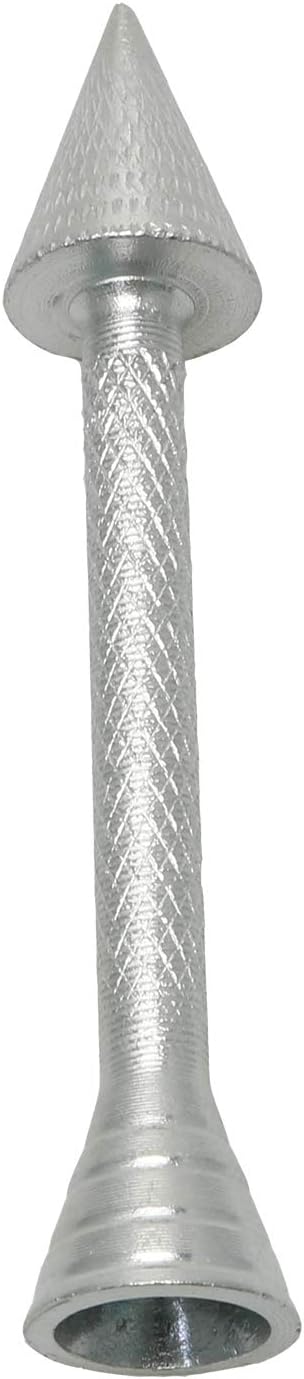 HJ Garden 1pc Aluminium Alloy Baking Pastry Cone Holder Rose Flower Sticks Flower Nail Cake Decorating for Icing Flowers Making...