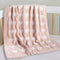 Kid Nation Super Soft Baby Blanket with Heart Light Pink 30 x 40 inch...