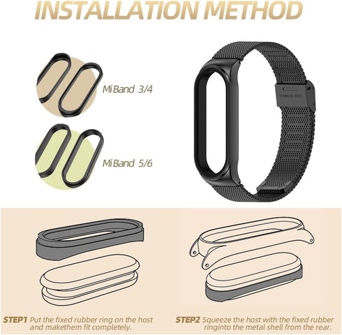 MIJOBS Strap for Xiaomi Mi Band 5 Mi Band 6 Mi Band 7 Breathable Replacement Strap for Band 4/Mi Band 3 Smartwatch Straps Wristband Bracelet for W...