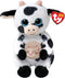 Ty Beanie Bellies – Herdly The Cow with Glitter Blue Eyes, The Original Plush Animals with Soft Belly 20 cm – T41287...