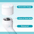 Breathing Exercise Device for Lungs, Breathing Trainer, Mucus Removal with 16/18/20 mm Stainless Steel Balls, White...