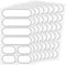CHUBBIEE Removable Waterproof Food Labels, Write-on Kitchen Labels for POP Food Storage Containers, Jars and Home Organization, Pantry & Spice Sti...