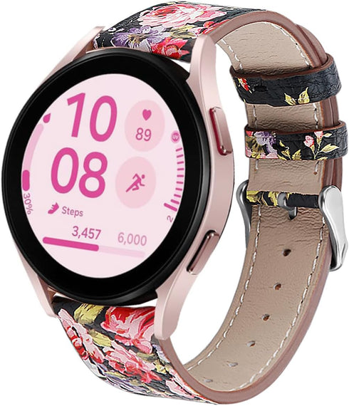Bands Compatible with Samsung Galaxy Watch 7 / FE / 6/6 classic / 5/5 Pro / 4/4 Classic / 3 41mm / Active 2 / Huawei GT3 / GT2 42mm, 20mm Printed ...