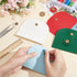 PandaHall 5 Colors Bag Flip Cover, Imitation Leather Bag Accessories Sew on Bag Cover Purse Making Supplies Hardware with Clasps for Bag Making DI...