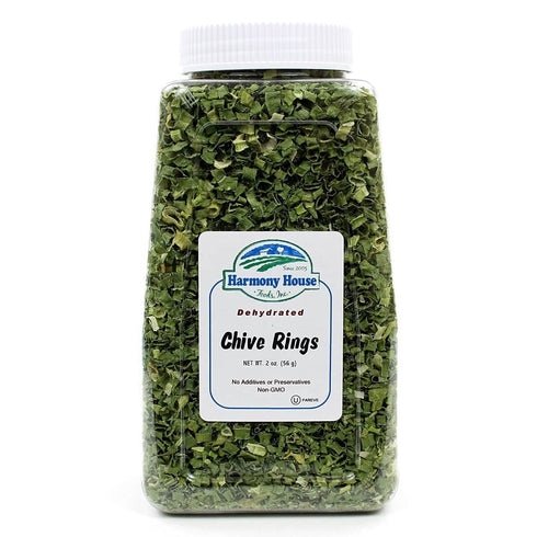 Harmony House Dried Chives, Chopped – Dehydrated Vegetables For Cooking, Camping, Emergency Supply and More (1.5 oz, Quart Jar)...