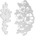 Valentine's Flower Metal Cutting Dies Stencil Template Molds, Love Flowers Embossing Tool Die Cuts for Card Making Album Paper Scrapbooking DIY Et...