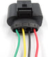 HiSport 4Pcs Ignition Coil Female Connector Plug Harness Pigtail - 1J0973724 Compatible with Audi VW Jetta Passat...