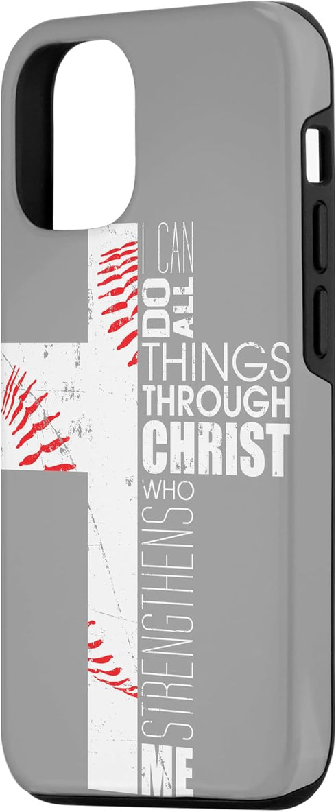 iPhone 14 Gifts For Baseball Players Phone Cases Christian Bible Verse Case...