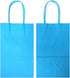 AZOWA Gift Bags Blue Kraft Paper Bags With Handles (Blue, 25 CT)...