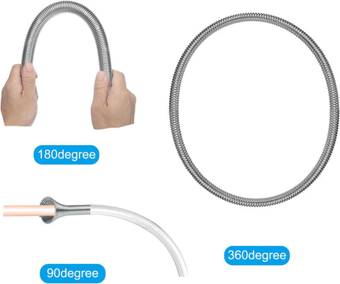 MECCANIXITY Spring Tube Bender ID 13mm/0.51" Steel Spring Pipe Copper Tubes 340mm/13.38" Long for 1/2" Copper Pipe(12mm) in Home Renovations,Elect...