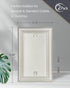 2-Pack Blank Wall Plate, Durable Metal No Device Outlet Cover, Satin Nickel, 3.15''*4.88'', Midsize...