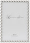 Lawrence Frames Rope Design Metal Frame, 4x6, Silver...