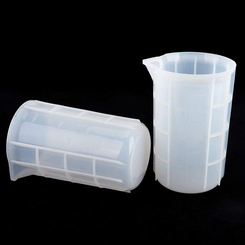 Gartful 700ml Extra Large Silicone Measuring Cups, Resin Mixing Cups for Epoxy, Jewelry Casting Molds, Acrylic Paint Pouring, Nonstick Reusable Cr...