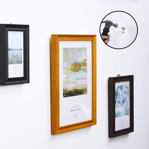 Mr. Pen- Picture Hanging Kit, 410pc, Gold, Picture Hangers, Nails for Hanging Pictures, Wall Hangers, Picture Hanging, Picture Hanging Hooks, Fram...
